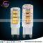 High quality PC+Ceramic G9 220V led lamp 6w G9 SMD led bulb 360 degree