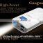 Guoguo High Quality LED torch dual USB portable private label mobile 10000mAh rohs power bank for xiaomi