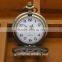 Retro bronze butterfly hollow pocket watch necklace chain