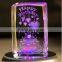 2016 Factory wholesale 3d laser birthday crystal cube