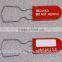 Electric meter seal plastic padlock security seals padlock lables