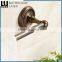 Customized Western Unique Design Zinc Alloy Antique Copper Finishing Bathroom Accessories Wall Mounted Single Towel Bar