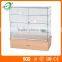 Wood Countertop Display Cabinet Glass Showcases