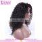 22 Inches Malaysian Deep curly Hair Long Side Part Thin Skin Silk Base Full Lace Wig