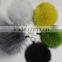 factory price big fox fur ball keychains