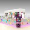 customized mall food frozen yogurt kiosk | bubble tea kiosk | 3D ice cream kiosk design for sale