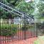 Green color ornamental zinc Steel panels Fence/tubular steel fence