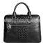 Custom Business Bag Briefcase for Man Real Crocodile Quality Leather Briefcase