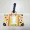 Custom soft pvc luggage tag