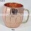 Manufacturer Moscow mule copper mug/Moscow mule copper Mugs /Solid Copper Mug/16 OZ Mug Pure 100% Copper/Logo / Picture