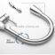 Single Handle Pull Out Spray Stainless Steel Kitchen Faucet, Flexible Hose for Stainless Steel Kitchen Faucet