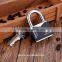3 Iron Keys Grey Iron Padlock Iron Gate Door Lock