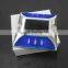 CE approved Aluminum alloy Blue LED flashing light solar road stud
