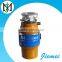 220V DC motor food waste disposer, kitchen waste processor with the stainless steel system