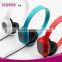 For mobile phone 2016 colorful stereo sound wired folding headphones