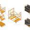 tyre rack foldable tyre rack for Warehouse / storge racks