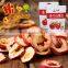 Organic hawthorn berry fruit chips, freeze dried fruit chips