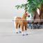 cute unstuffed funny plastic animals hard animated toy horse with sound