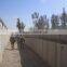 Sand or Dirt Filled Secure Hesco Perimeter Barrier