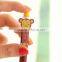 rainbow pen,cartoon lovely plastic ball pen