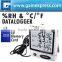 Built-in Internal & External Sensor Probe 0~50 degree C Range /Professional Humidity and Temperature SD Data Logger