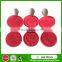 Silicone Cookie Stamp With Wooden Handle,Festivity Style Pink Silicone Cookie Stamp
