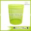 Hot sale round metal mesh waste bin for home and office/yellow promotional wastebin for household