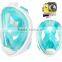 2017 Hot-selling Children/Adult Full Dry Diving Mask, Magic Swimming Diving Snorkel With Gopro Housing