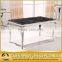 dining room furniture marble stainless steel dining table for 6 people