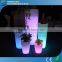 Trade Show Battery Powered RGB Light Illuminated Glowing Flower Pot