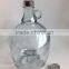 Wholesale cheap 3L of red wine glass bottles with a cork and aluminum cover,glassware