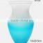 frosted colored glass vase for wedding
