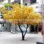 GNW BTR023-2 13ft Artificial Maple Tree For Outdoor Decoration Plastic Leaf Fiberglass Trunk Autumn Tree