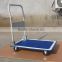 flat bed foldable steel trolley for box