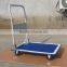 flat bed foldable steel trolley for box