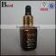 new good essential oil 15ml 30ml glass bottle empty amber square shape 15ml glass bottle with dropper