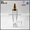 100ml clear PETG lotion bottle pump high grade wave shape lotion bottle pump