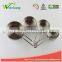WCE182 Stainless Steel Tools and Gadgets 4-Piece Measuring Cup Set