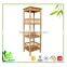 Easily Carry Natural Bamboo Corner Wall Shelf