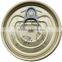 China made Tinplate Full Aperature Easy Open, Tinplate Easy Open End