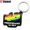 Free sample fashionable cheap custom logo car keyrings