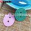 Two Hole cord lock stoppers pu fake leather stoppers for clothing