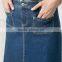 Factory Directly Sale New Ladies Flared Long Denim Skirt