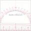Kearing Grading Triangle Rulers Transparent Acrylic Scale Triangular Rulers with Protractor # T045