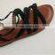 Fashion falt sandals shoes women 2017 surplus bulk stock cheap sale