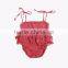Wholesale High Quality Little Baby cute Swimsuit Girls Summer Ruffle Child cotton Swimwear
