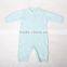 100% cotton long sleeve baby boy organic romper