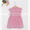 Pink Stripes Baby Clothes Wholesale Boutique Flutter Sleeve Girl Casual Dress