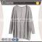 Cocoon Neckline no Button Draped Acrylic Plain Ladies Open Front Cardigan