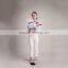 Myfur Ladies Pale Blue Fox Fur Coat With a Flower Genuine Fox Fur Outwear Jacket